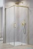 Radaway Idea 8 Kdd Brushed Gold kabina 80x110cm szczotkowane złoto 10370080-99-01L/10370110-99-01R